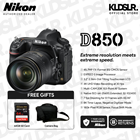 Nikon D850 DSLR Camera with 24-120mm Lens (Nikon Malaysia Warranty)
